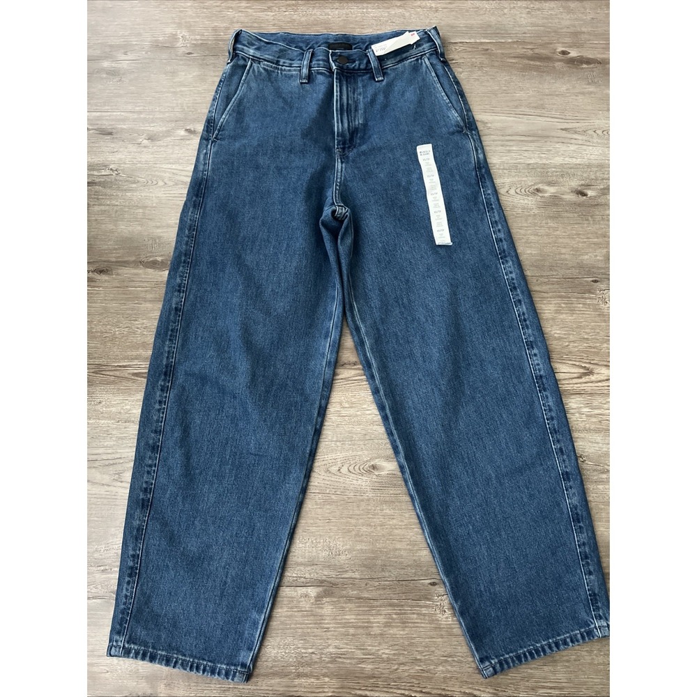 Uniqlo Wide Tapered Jeans Ankle Length Womens XSmall New